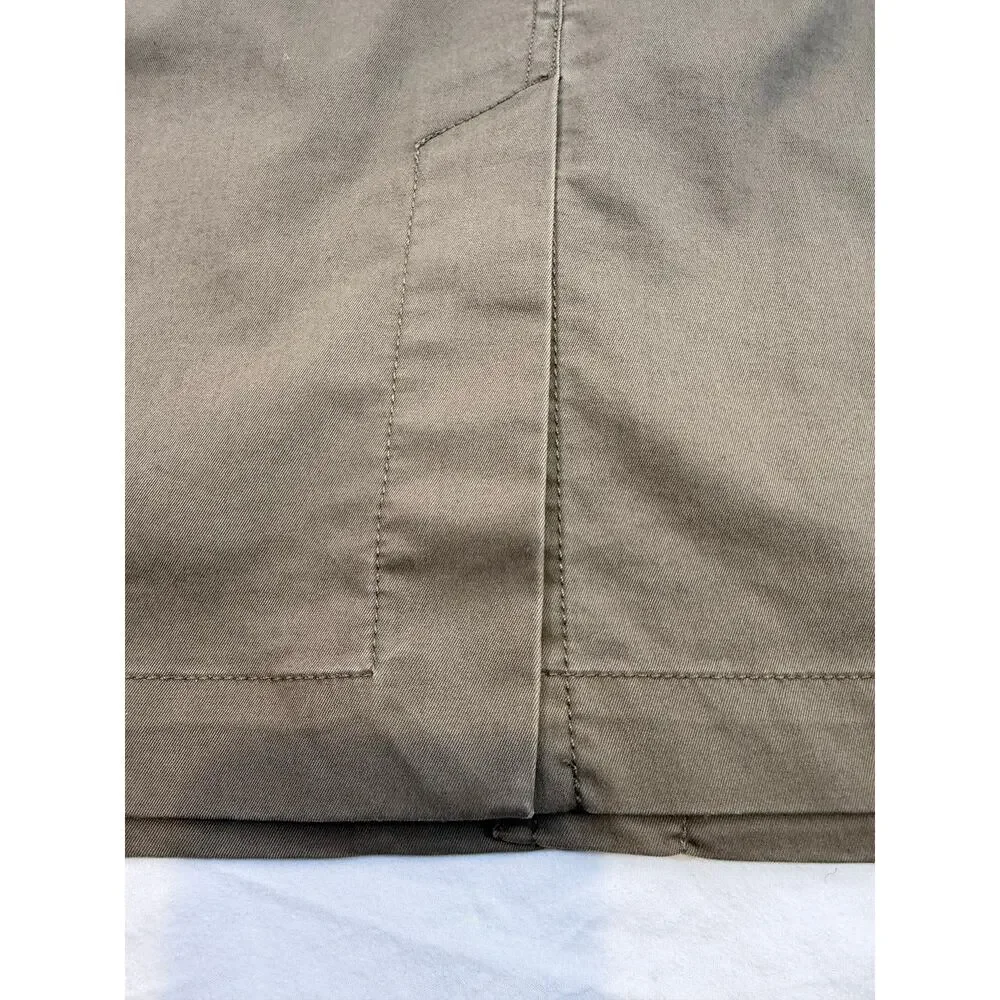 GSTQ Taupe Canteen Utility Jacket NWT Size Large Minimalist Military Chore Coat - Picture 11 of 12